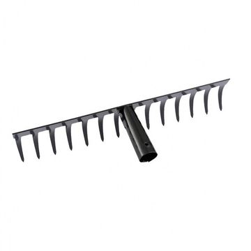 Грабли стальные, 14 прямых зубьев, без черенка Сибртех 61747