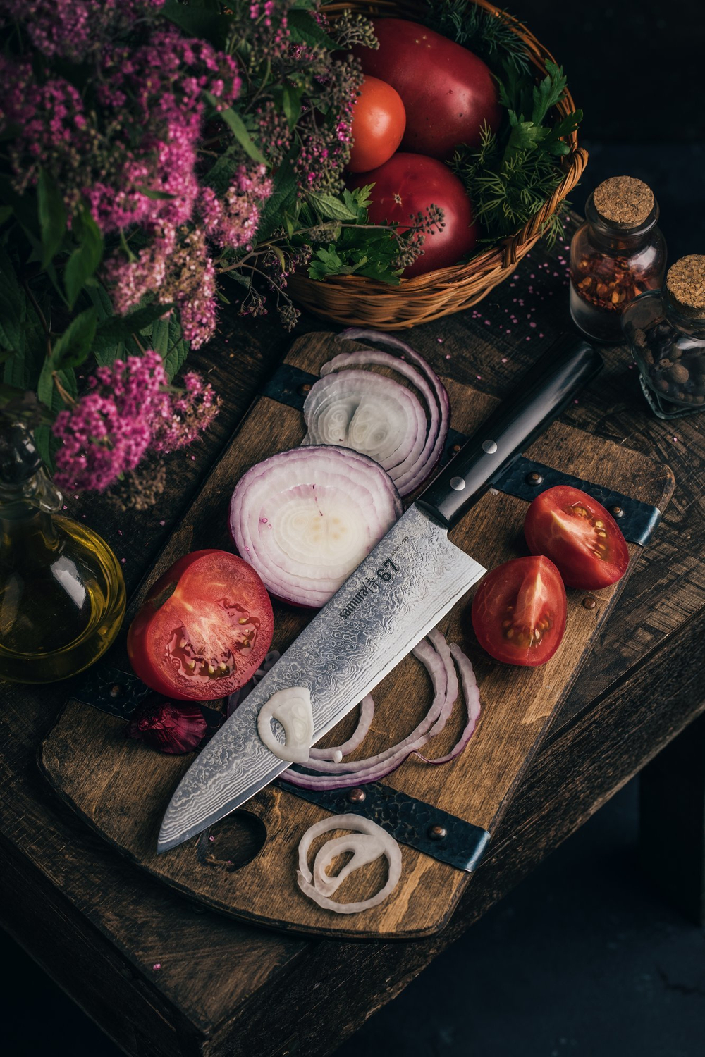 Нож поварской-Шеф 20.8см Samura 67 Damascus SD67-0085/17