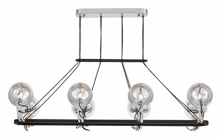 Подвесная люстра LUMINA DECO MARSEO LDP 9110-8-PR BK+CHR