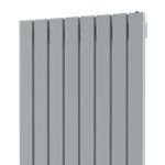 Радиатор WARMMET водяной настенный вертикальный Flat 60V (W) СЕРЫЙ RAL7040