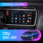 Teyes CC4 Pro 10,2" для Honda City, Grace 1 2014-2017