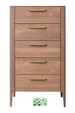 Комод высокий из массива дуба Porto-1 (Atlanta-1)