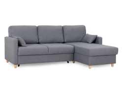 Дилан диван-кровать угловой ТД 423 Сага дарк грей