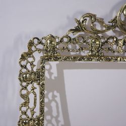 Bello De Bronze Зеркало Дуэ Кватро Си в раме, золото