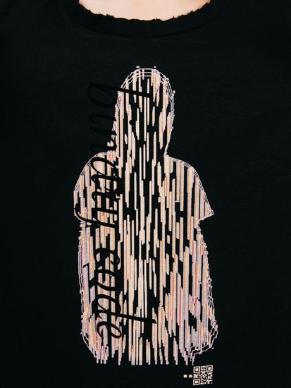 Serdyukov футболка Binary code одежда унисекс стиль принт качество