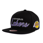 Кепка Mitchell&Ness NBA Team Script 2.0 Snapback Los Angeles Lakers Cap Black