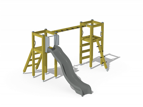Игровой комплекс с рукоходом