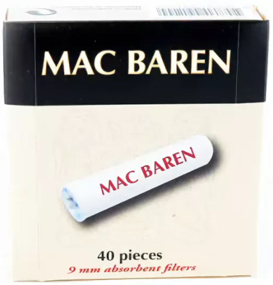 Фильтры для трубок Mac Baren 9мм 40 шт