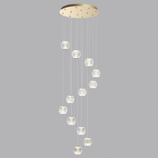 5008/56L L-VISION ODL24 583 золотой/металл/акрил Люстра LED 56W 4000K 4651лм CRYSTAL