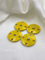 Кнопки пришивные желтые