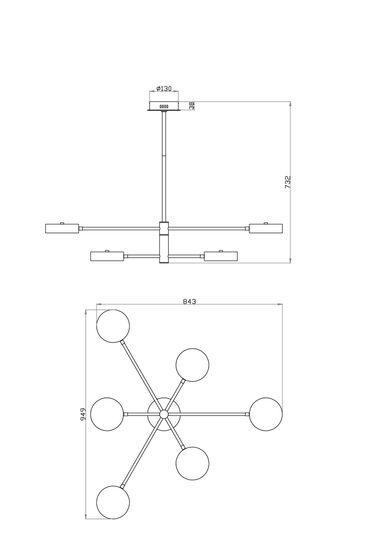 Люстра Freya FR6048CL-L6GR
