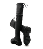 Кожаные ботфорты lowland Stuart Weitzman - черный(S6059)