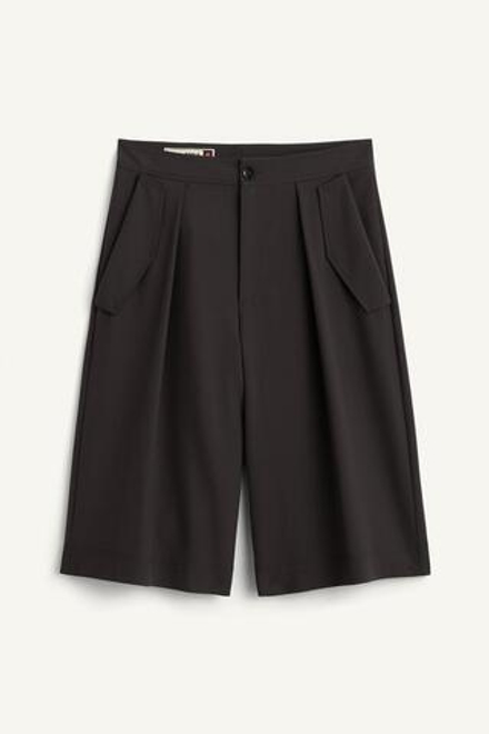 ZARA ДЛИННЫЕ ШОРТЫ-БЕРМУДЫ СО СРЕДНЕЙ ПОСАДКОЙ, ШОКОЛАДНЫЙ