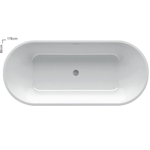 Ванна SOLO 1780x800 белая отдельностоящая