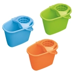 Ведро овальное с отжимом «Azur» 8л микс цветов