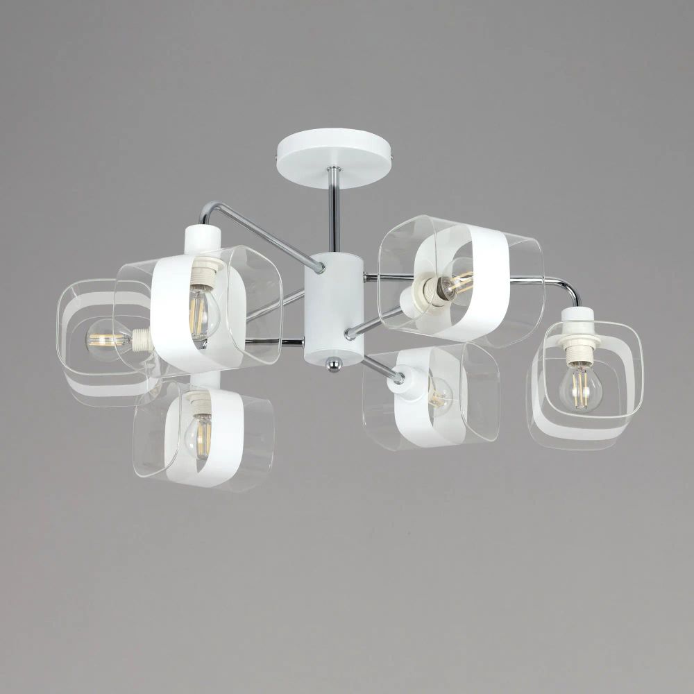 Citilux Бертон CL140160 Люстра потолочная Белая