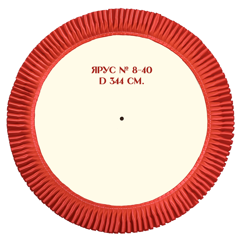 Ярус № 8-40. Диаметр 344 мм. Цвета лент в ассортименте.