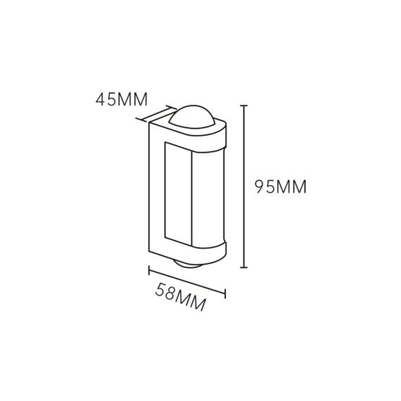 Уличный настенный светодиодный светильник Escada 30006W/01LED