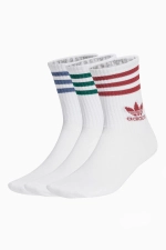 Носки adidas Mid Cut Crew 3 Pairs - белый