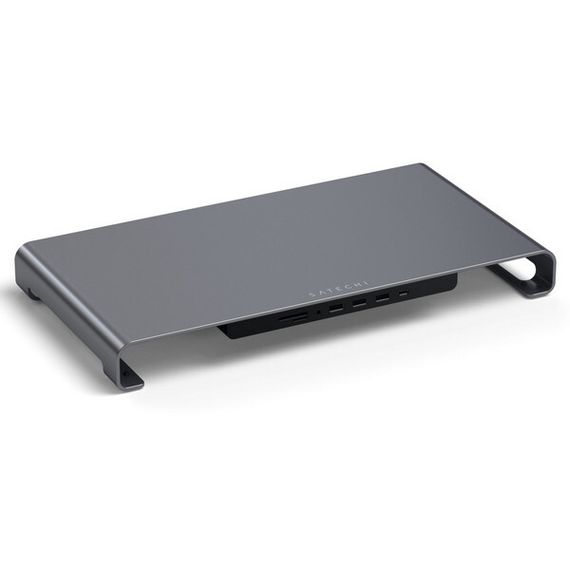 Подставка-хаб Satechi USB-C Monitor Stand Hub XL (ST-UCSHXLM) серый космос