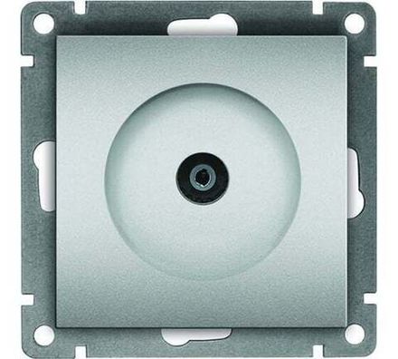 Розетка телевизионная одноместная "UNIVersal" серия "Афина", с/у, тупиковая, 75Ом, ч/д 4-2400Мгц, се