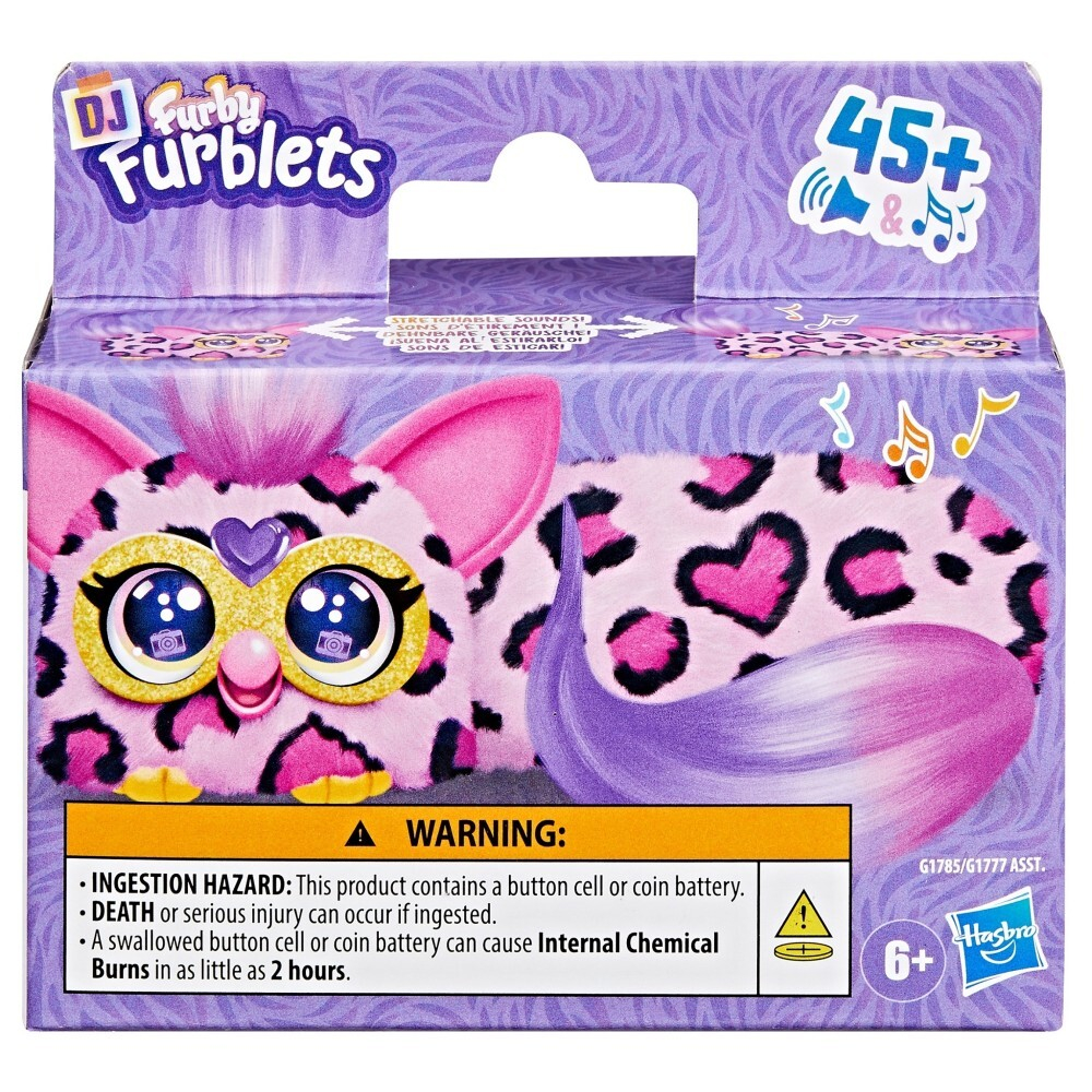 Hasbro Furby DJ Furblets - растягивающийся интерактивный талисман Kitt-Ee-Luv G1785