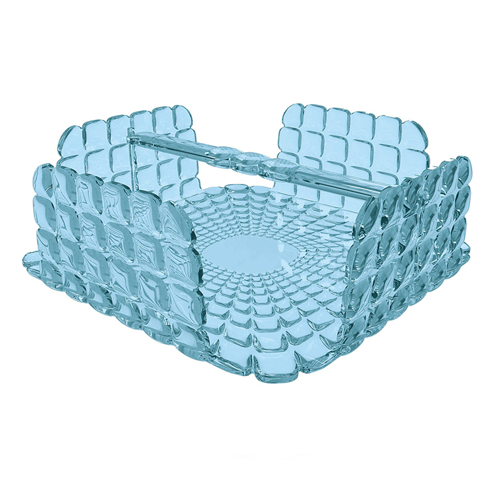 Салфетница квадратная Tiffany голубая Guzzini