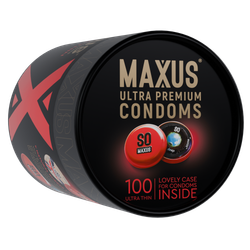 Презервативы MAXUS Ultra Thin с кейсом, ультратонкие X-Edition, 100 шт