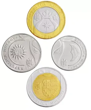 Набор монет Молдавии 2018 (4 шт)