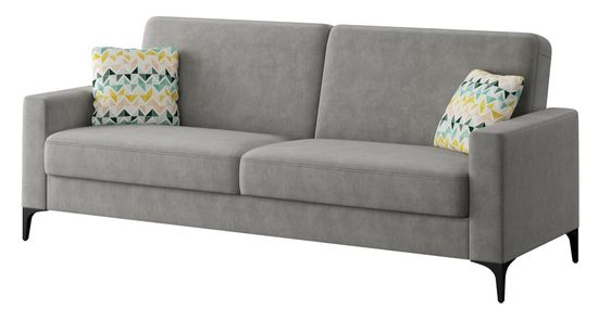 Диван-кровать Модель 047, Вивальди 7, Геометрия 69, велюр, прямой, книжка, венге