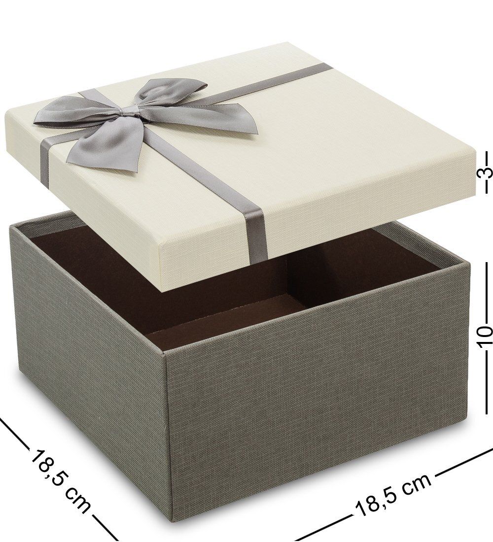 Packing Symphony WF-76/3-B Коробка «Квадрат» цв.сер./беж.