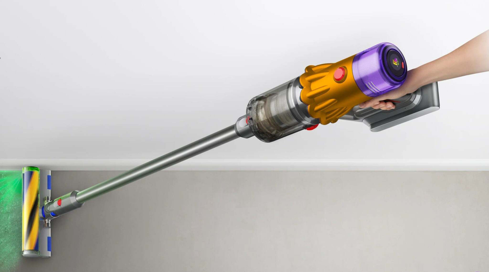 Пылесос Dyson V12 Detect slim absolute (SV46) UK, yellow/nickel