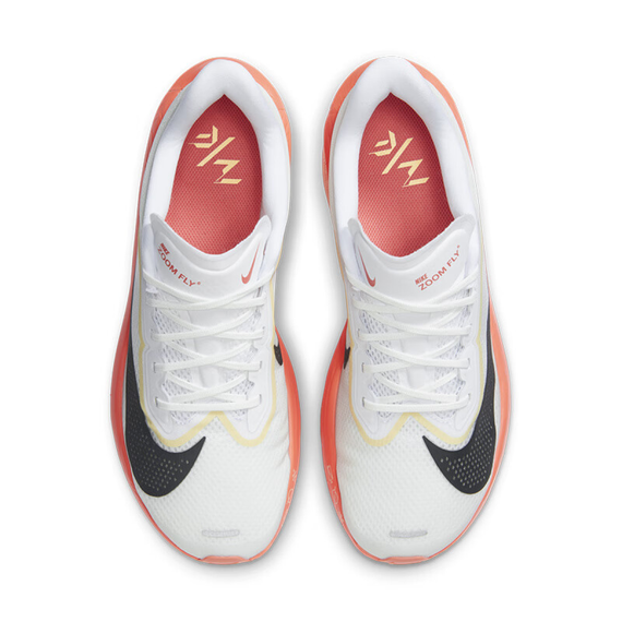 NIKE Zoom Fly 6 Бежевые кроссовки Низкие Белые и оранжевые мужские