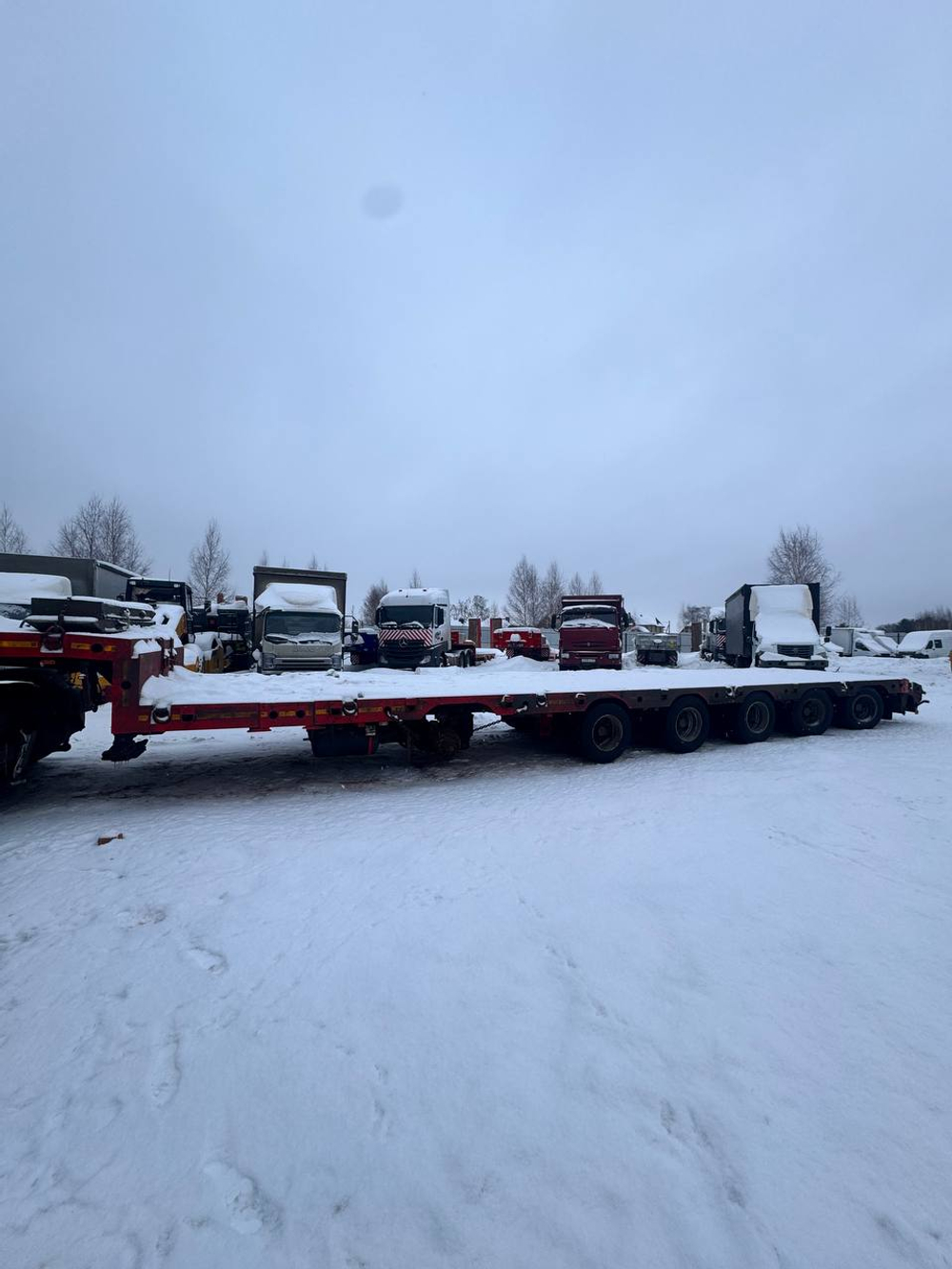 БЕРГЕР 9854* Полуприцеп тяжеловоз 6 осей 9856-0000010-04 (Раздвижной)