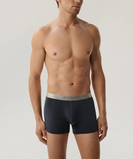Трусы мужские боксеры (2шт), Atlantic 2BMH-012, графитовый