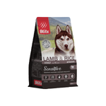 Сухой корм для собак BLITZ ADULT LAMB & RICE ALL BREEDS для взрослых собак всех пород, ягненок и рис, 1,8кг