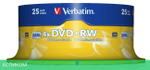 DVD-R диск Verbatim 4.7GB 16x Cake Box (43498)
