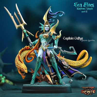 Idoneth Captain Valtys with Pet