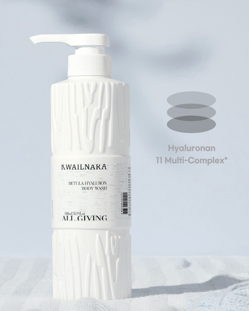 Welcos Kwailnara All Giving Betula Hyaluron гель для душа с березовым соком и гиалуроновой кислотой