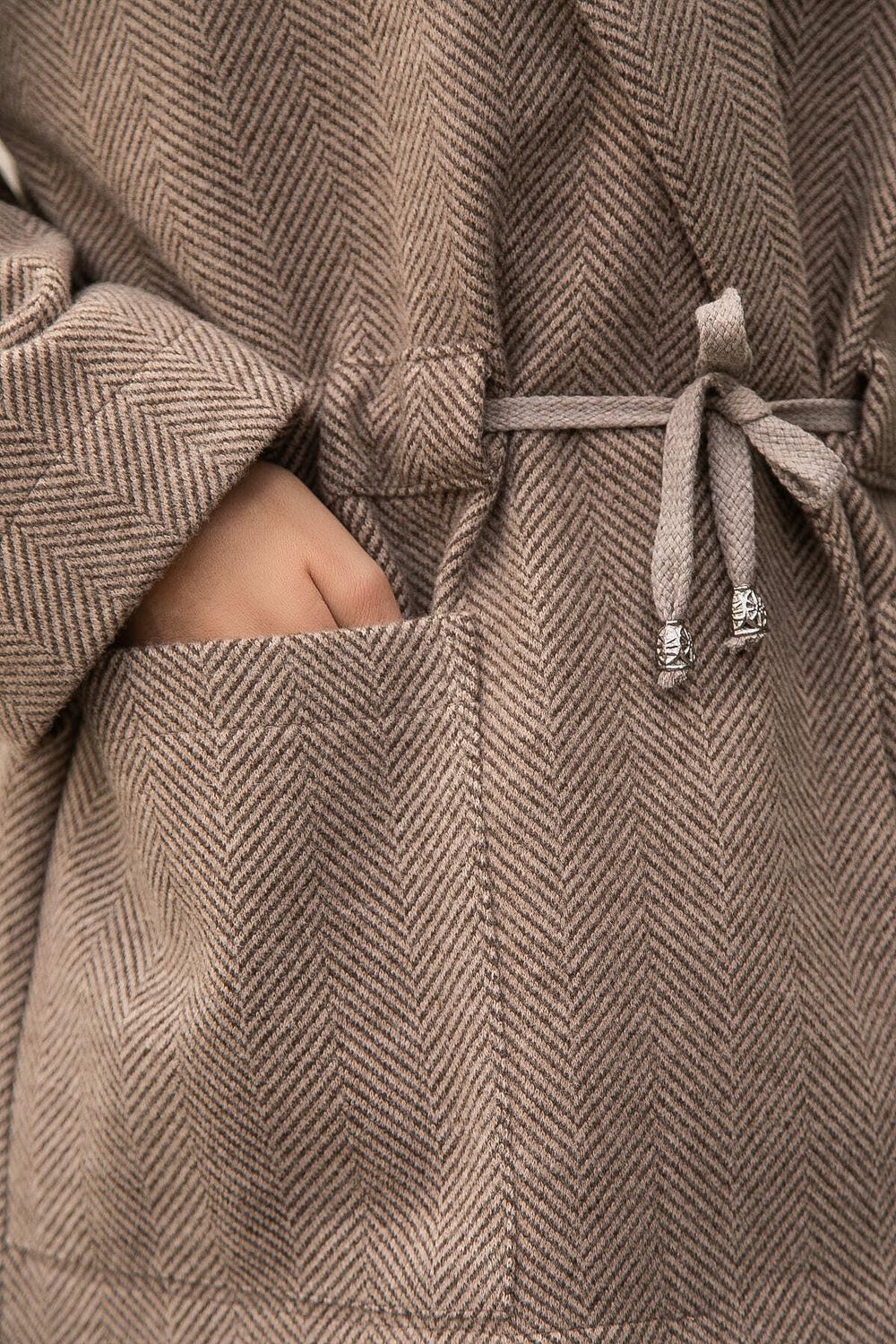 Пальто-пиджак (коричневый) Б14130-7М LT Collection