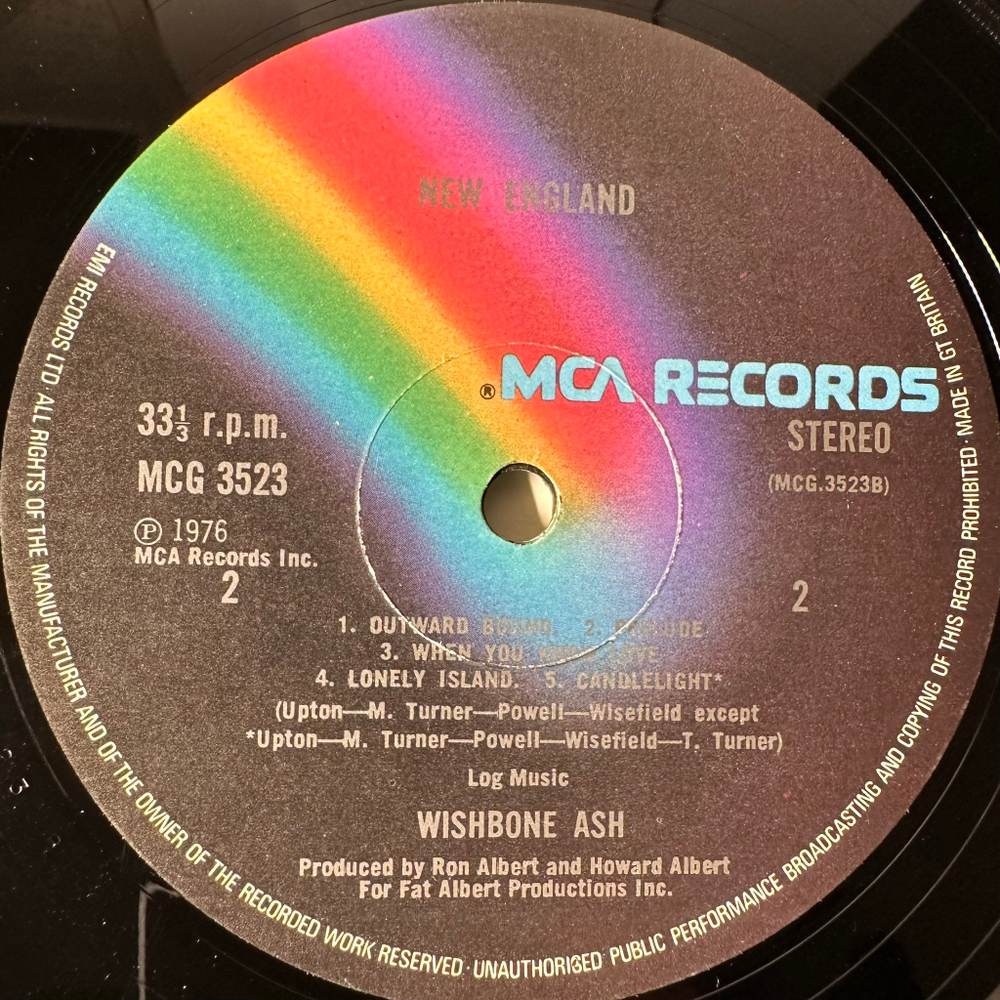 Wishbone Ash ‎– New England (Англия 1976г.)