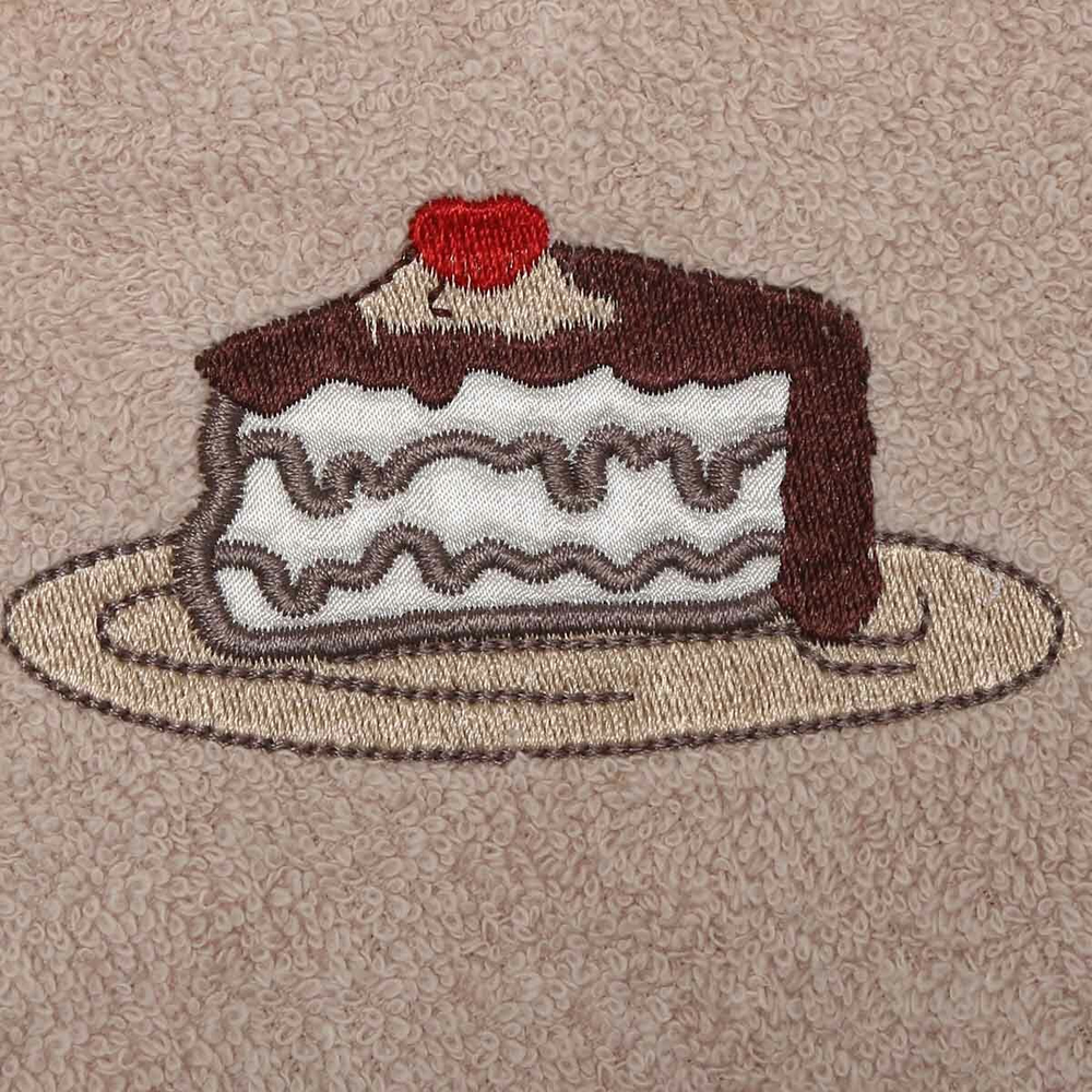 Полотенце кухонное 70х70 Arya home Cake экрю