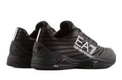 Мужские кроссовки теннисные EA7 Unisex Woven Sneaker Clay - черный