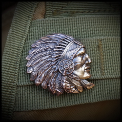 Клипса для системы MOLLE "Индеец" , бронза