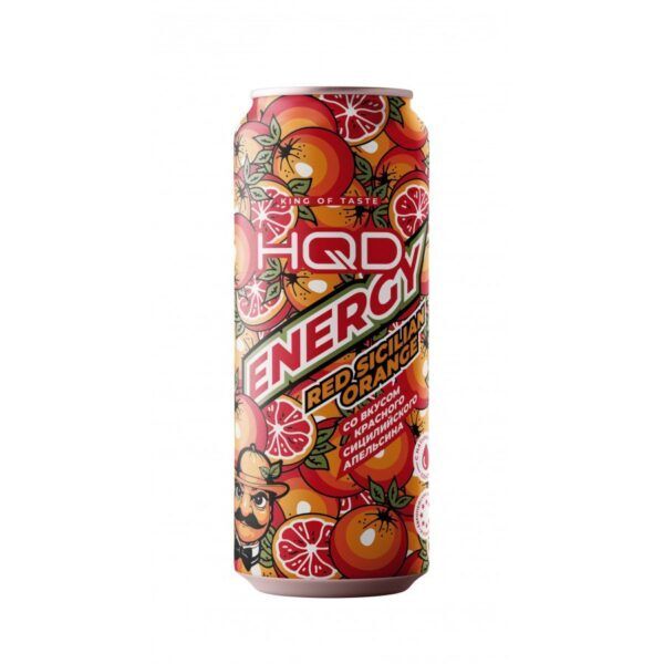 Купить Напиток HQD Energy - Red Sicilian Orange 450 мл