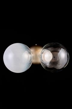 Бра LED 10W 3000К LE7723/2W Chrome хром Molecule Leon