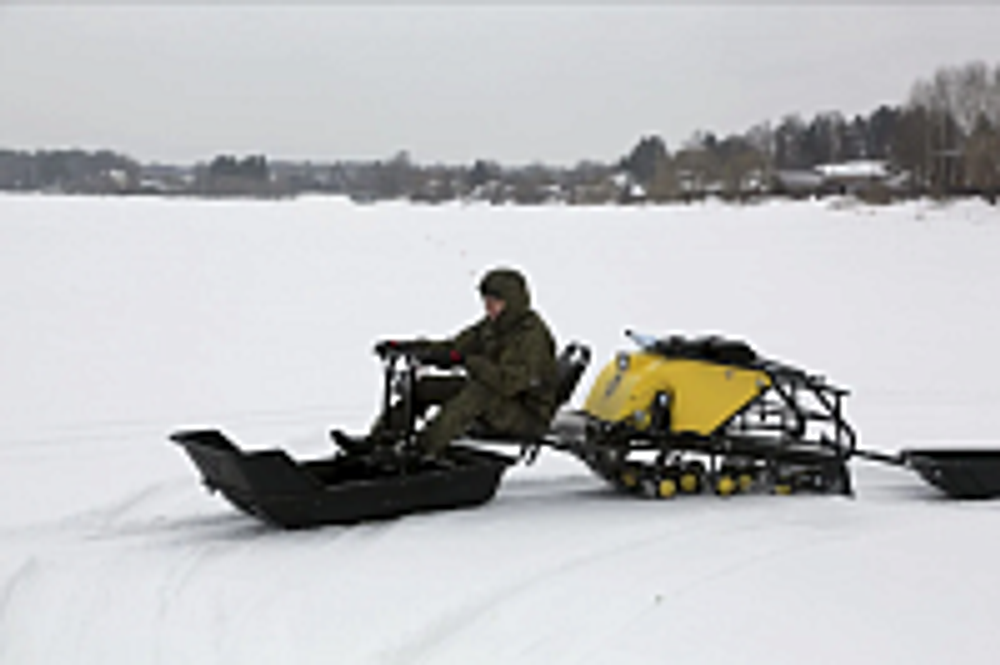 Мотобуксировщик РЫБАК PKD. PSD 15 л.с. (длинная база 1430мм)