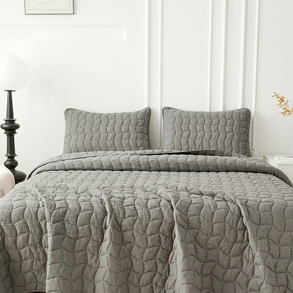 Покрывало 230x250 Sofi De MarkO Минелла антрацитовое