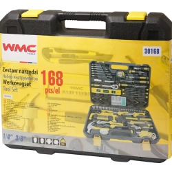 Набор инструментов 168пр. 1/4'', 3/8'(6гр)'(4-19мм) WMC TOOLS WMC-30168