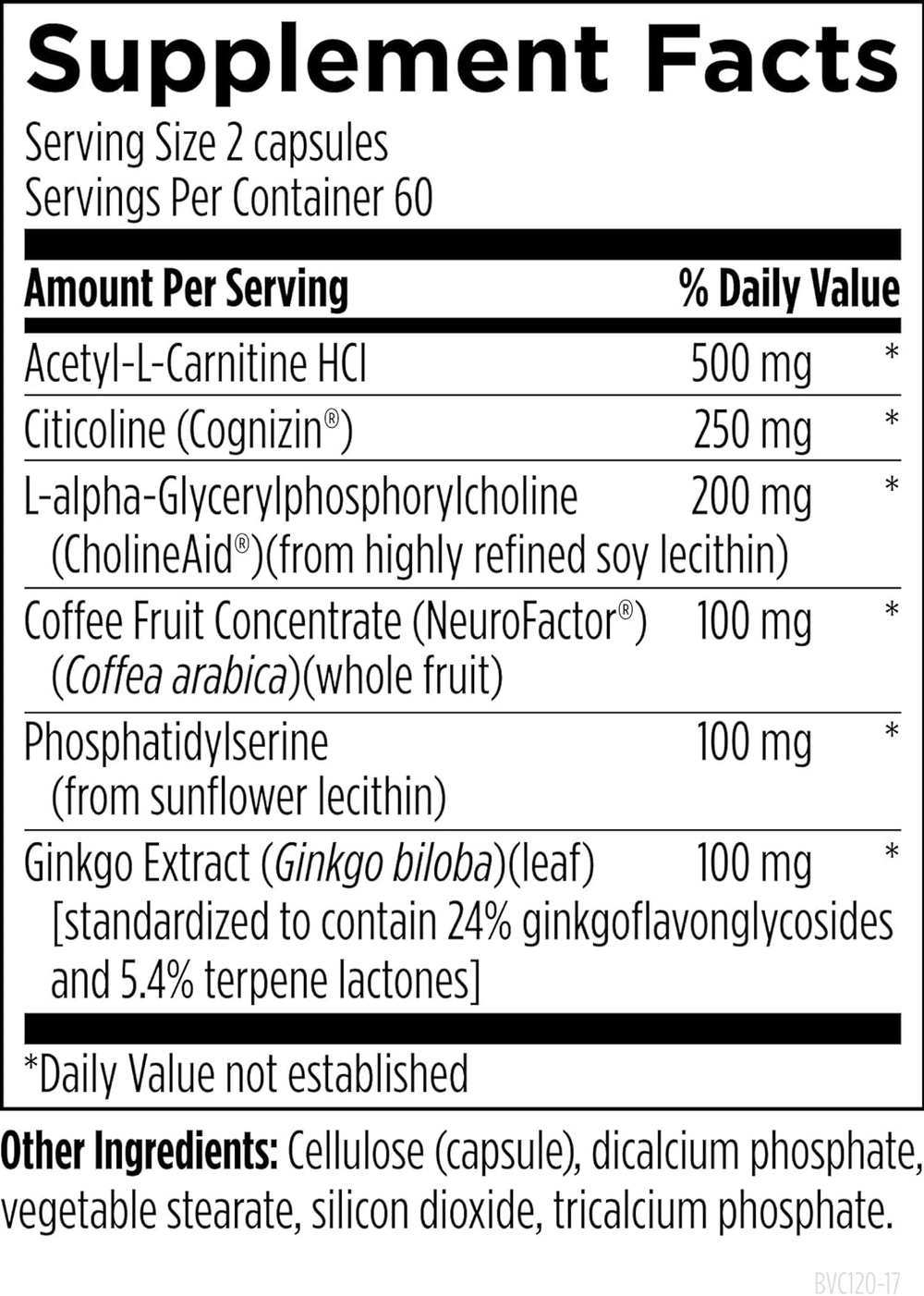 Designs For Health - Brain Vitale™ - 120 capsules